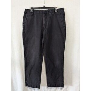 DKNY Casual Dress Pants Black with Black Pin Stripes Men's Size 33x30